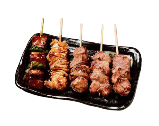 上州豚🐽串盛り5本(塩)  