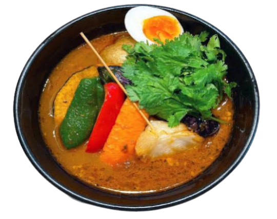 🍛山盛りパクチースープカレー🥦